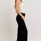 Black Judy Blue high-waisted wide-leg jeans trousers
