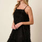 Mittoshop Feather Ruffle Hem Mini Cami Dress - DAVERRI FASHIONS
