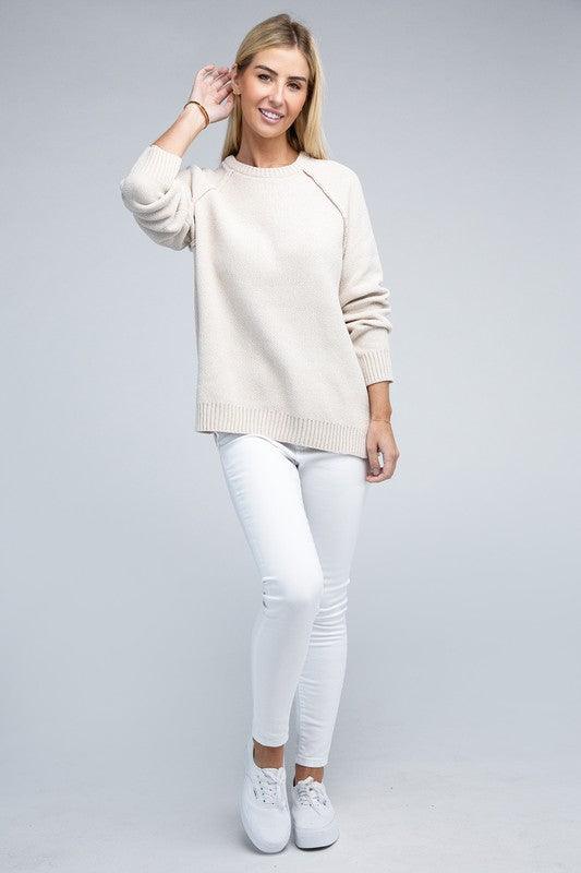 Zenana Chenille Sweater Sweaters