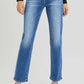 RISEN Mid Rise Ankle Tapered Jeans - DAVERRI FASHIONS