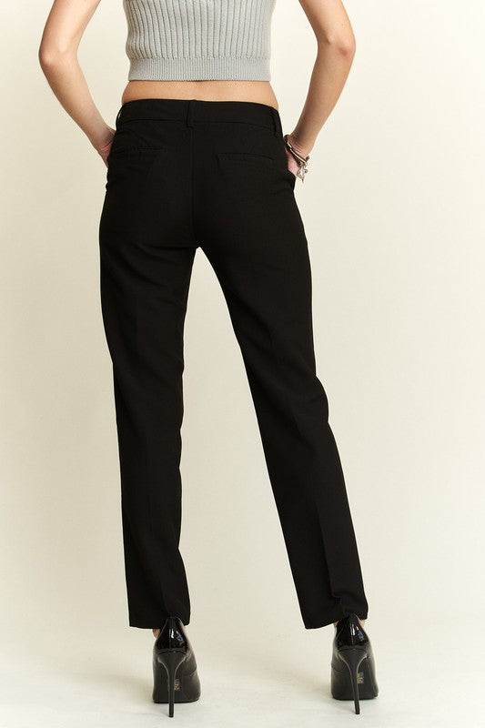 ADORA Zipper Skinny 2 Pockets Pants