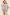 Lime 'N' Chili Striped Folded Half Sleeve Top and Shorts Set