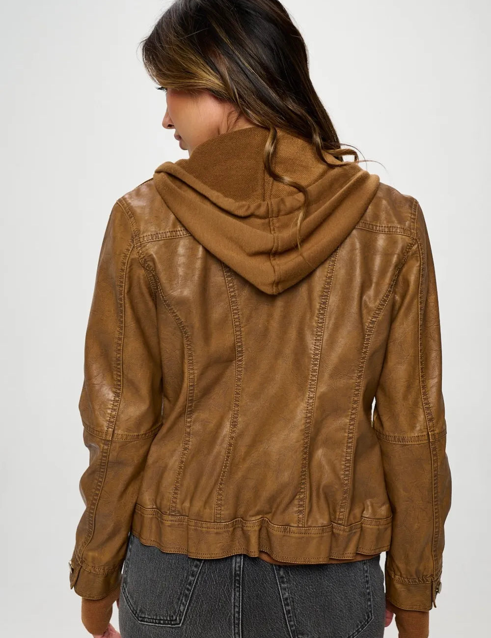 Coalition LA Double Zip Hooded Long Sleeve Jacket | Daverri Fashions