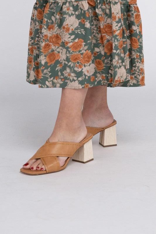 Jade - Strappy Stitched Mule MULES