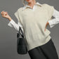 Umgee Oversized V Neck Vest