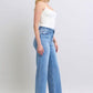 Judy Blue Full Size Wide Leg Jeans with Pockets - DAVERRI FASHIONS