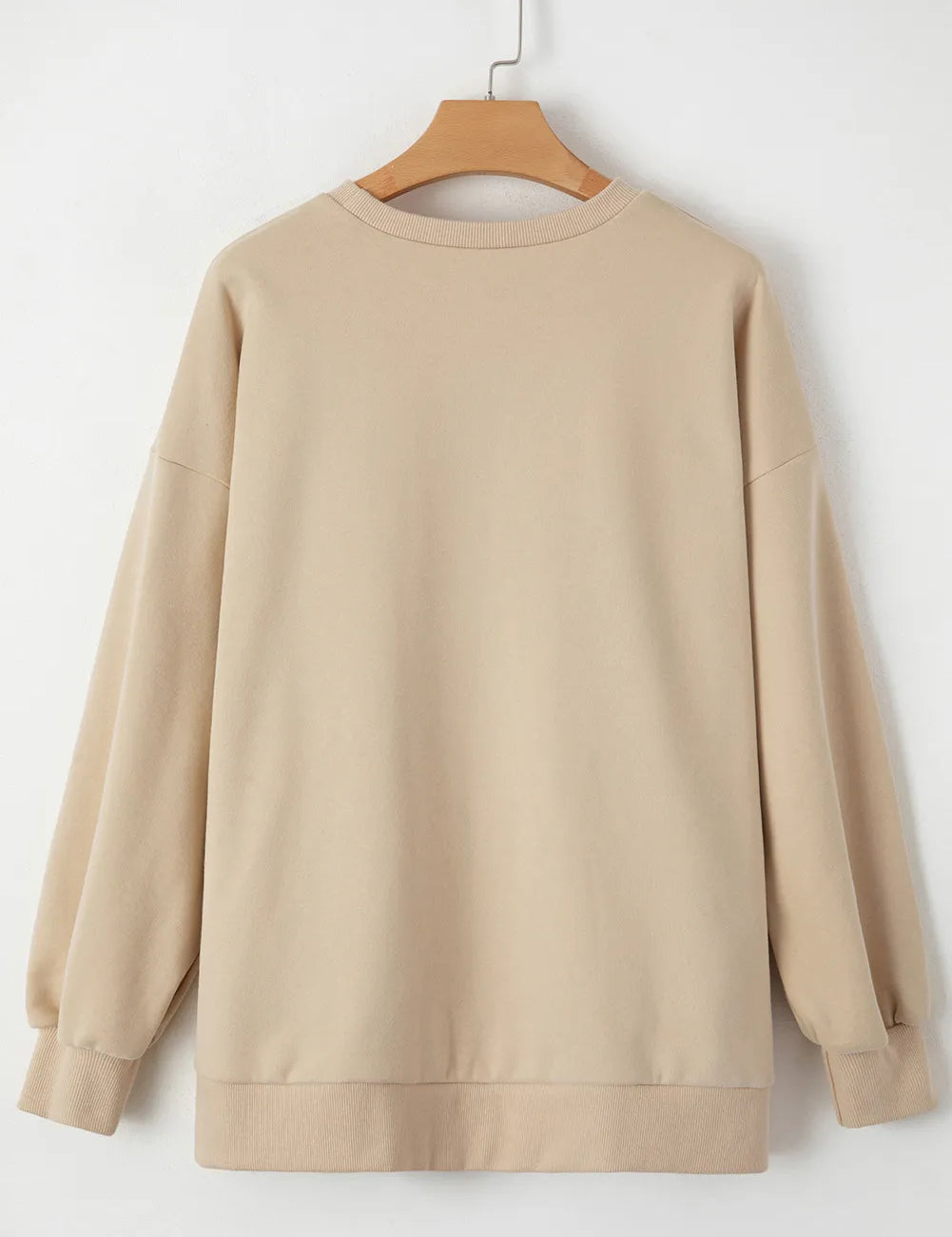 Round Neck Long Sleeve Sweatshirt | Sweatshirts Daverri Fashions