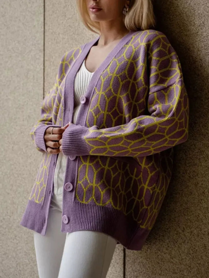 Button Up Long Sleeve Cardigan | Cardigans Daverri Fashions