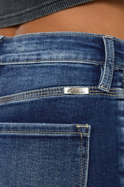 Kancan Full Size Cat's Whiskers Button Fly Denim Shorts | Daverri Fashions