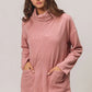 BiBi Piper Rib Double Pocket Turtle Neck Sweater Sweaters
