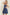 ADORA Smocked Back Square Neck Denim Dress Knee Length Dresses