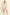 Davi & Dani Contrast Seam Top and Short Set BEIGE Outfit Sets