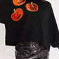 Halloween Pumpkin Round Neck Sweatshirt - DAVERRI FASHIONS