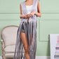 BiBi Star Stud With Long Fringe Detail Suede Vest Vests