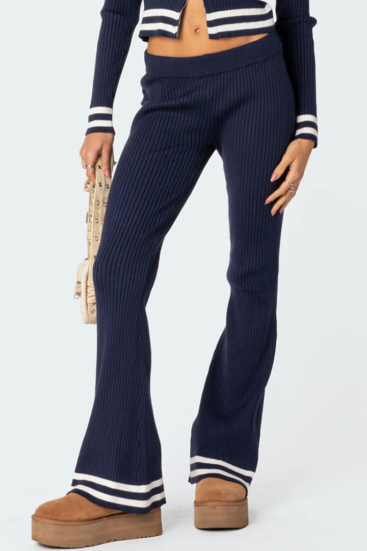 Zip Up Long Sleeve Top and Pants Set | Outfit Sets Daverri Fashions