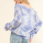 And The Why Blue Tie Dye Twisted Sweater - DAVERRI FASHIONS