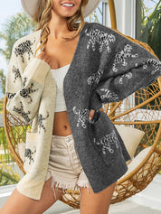 Open Front Cardigan with Pockets | Cardigans Daverri Fashions