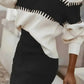 Two-Tone Ribbed Knit Top and Skirt Sweater Set - DAVERRI FASHIONS