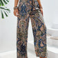 Printed Wide Leg Pants - DAVERRI FASHIONS