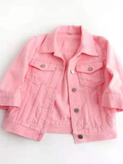 Full Size Cropped Denim Jacket Plus Size | Jackets Daverri Fashions