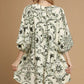 Umgee Boho Printed Balloon Sleeve Mini Dress Mini Dresses