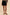Annie Wear Comfort Stretch Cotton Slit Detailed Mini Skirt BLACK