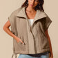 SO ME Over Sized Soft Sherpa Fur Sleeveless Vest Jacket - DAVERRI FASHIONS