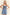 ADORA Smocked Spaghetti Strap Denim Romper Rompers