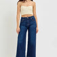 RISEN High Rise Crop Wide Jeans - DAVERRI FASHIONS