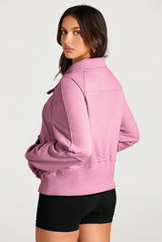 Half Zip Long Sleeve Sweatshirt | Sweatshirts Daverri Fashions