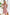 ADORA V-Neck Tie Shoulder Dress Dusty Pink Knee Length Dresses