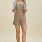 Double Take Textured Shortalls Plus Size Shortalls