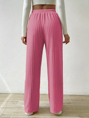 Drawstring Wide Leg Pants | Lounge Pants Daverri Fashions