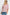 Umgee Full Size Ruffled Bow Print Tie Neck Peplum Blouse Plus Size Blush Pink 1XL Blouses