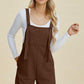 Double Take Textured Shortalls Plus Size Shortalls