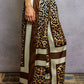 POL Leopard Printed Woven Wide Leg Drawstring Pants - DAVERRI FASHIONS
