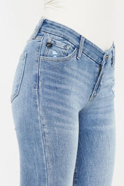 Kancan High Waist Cat's Whiskers Skinny Jeans | Daverri Fashions