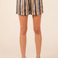 Mittoshop Drawstring Striped Satin Shorts Stripe M Shorts