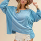 BiBi Oversized Pocket Front Sweatshirt - DAVERRI FASHIONS