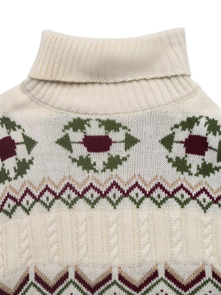 Cable Knit Turtleneck Sweater | Sweaters Daverri Fashions