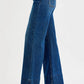 RISEN Full Size Tummy Control Mid Rise Ankle Wide Flare Jeans Plus Size