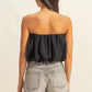 HYFVE Trendy Strapless Bubble Top - DAVERRI FASHIONS