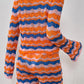 Striped Sweater and Knit Shorts Set - DAVERRI FASHIONS
