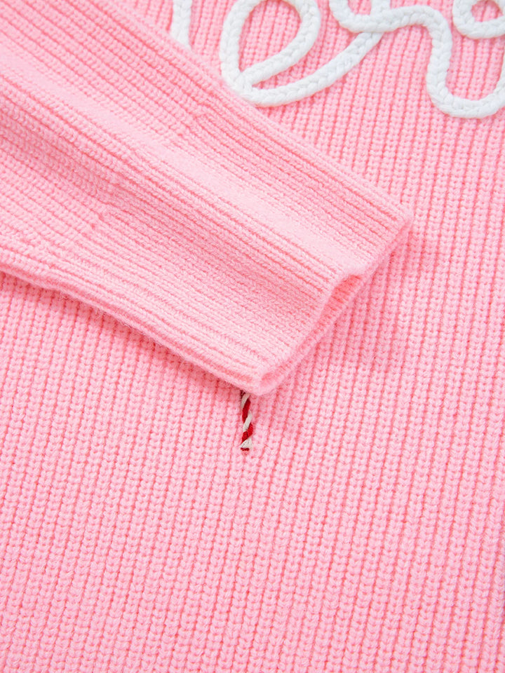 Merry Candy Cane Christmas Crew Neck Sweater | Sweaters Daverri Fashions
