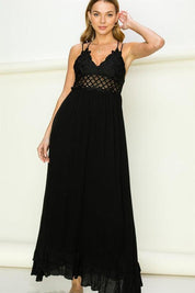 In Love Bustier Lace Maxi Dress Maxi Dresses