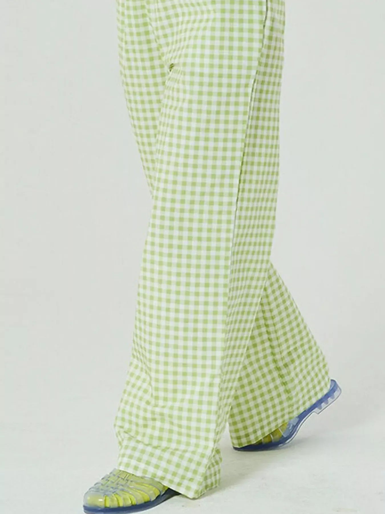 Elastic Waist Wide Leg Pants - DAVERRI FASHIONS