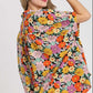 Umgee Full Size Flower Print Boxy Cut Button Down Shirt Shirts