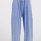 Mittoshop Mineral Wash Elastic Waist Baarrel Leg Baggy Pants Pants