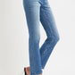 RISEN Full Size Mid Rise Ankle Straight Jeans with Pockets - DAVERRI FASHIONS