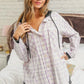 BiBi Casual Check Shirts With Hood Tops